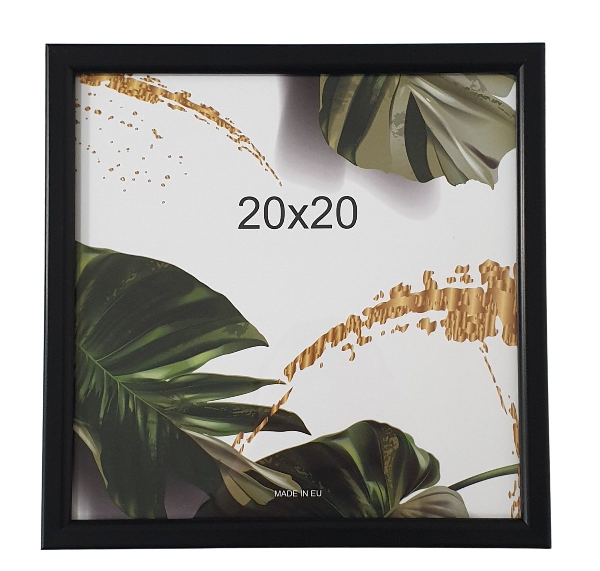 Ramka na zdjęcie, kwadratowa 20x20 czarna