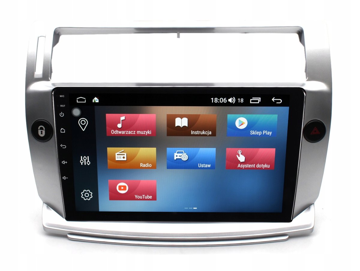 RADIO NAWIGACJA GPS CITROEN C4 2004-2010 ANDROID