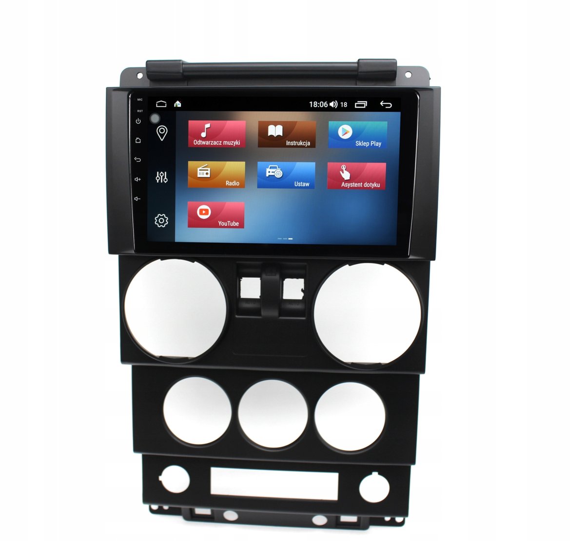 RADIO NAWIGACJA GPS JEEP WRANGLER 2006-10 ANDROID