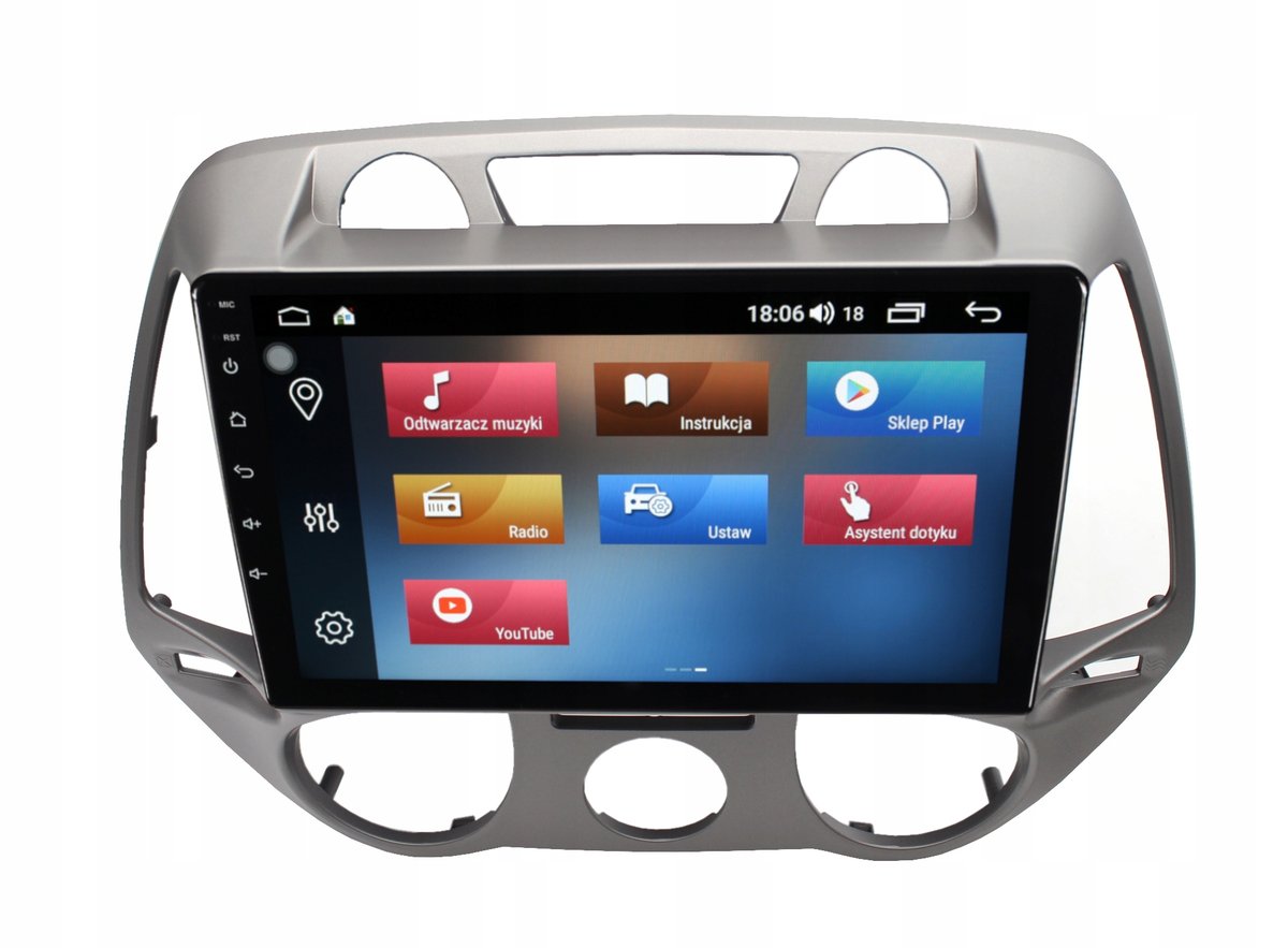 RADIO NAWIGACJA GPS HYUNDAI I20 2008-2012 ANDROID