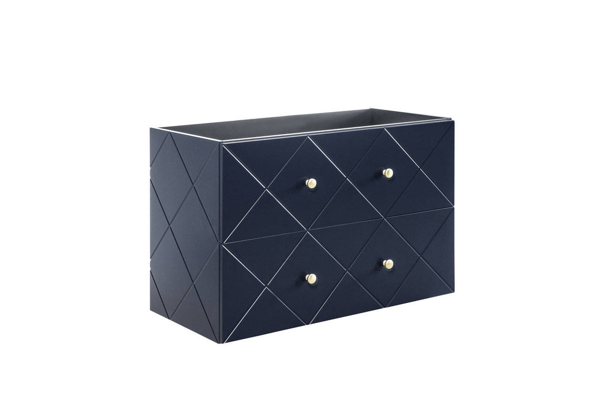 Comad ELEGANCE BLUE Szafka podumywalkowa 90cm  WAVE BLUE