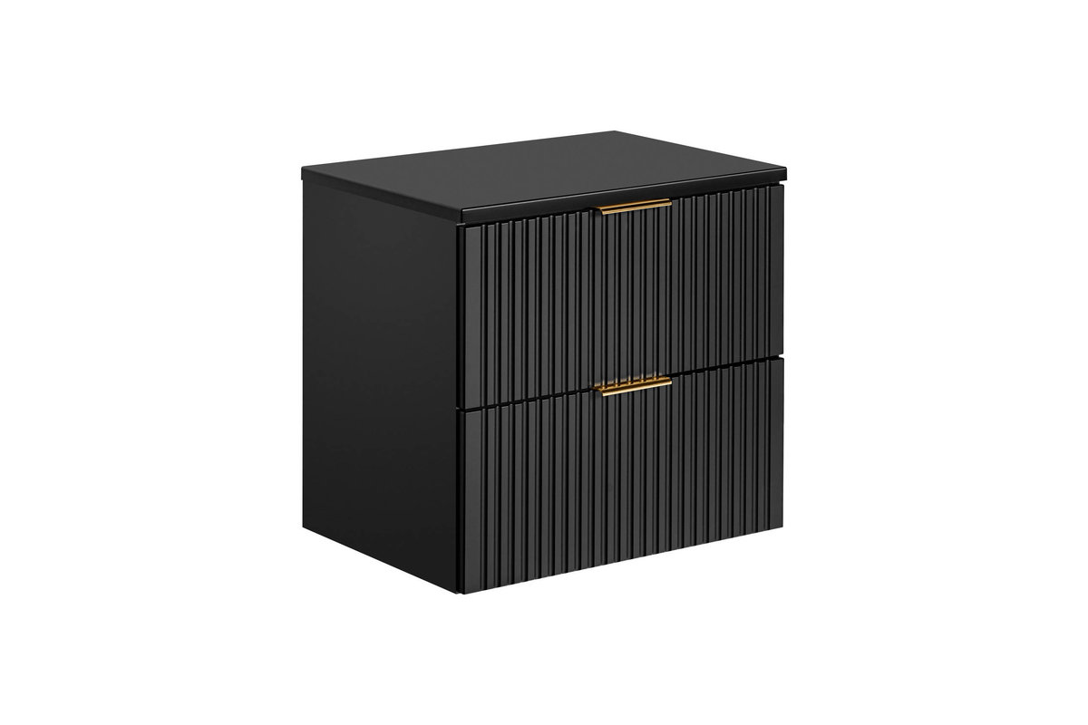 Comad ADEL BLACK Szafka podumywalkowa 60cm Czarny Mat 82-60-B-2S