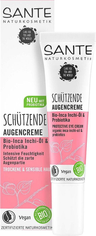 Sante Naturkosmetik Ochronny krem pod oczy z bio-inca inci i probiotykami 173/40170