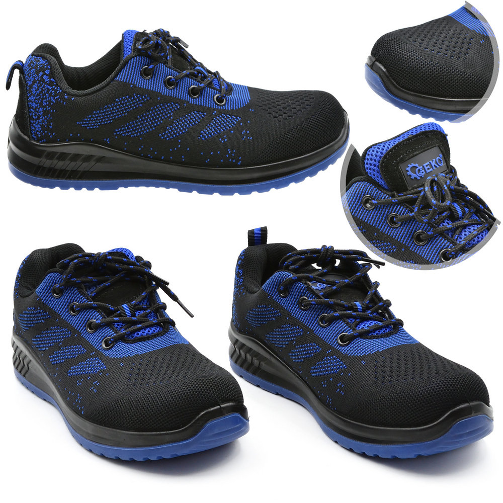 BUTY ROBOCZE GEKO G90540-46 KLASA S1P / SRC ODDYCHAJĄCA TKANINA ROZMIAR 46