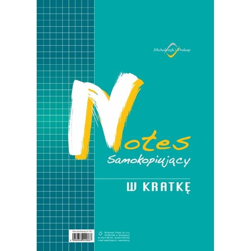 Michalczyk&Prokop Notes samokopiujący A6 w kratkę (N-105-5)