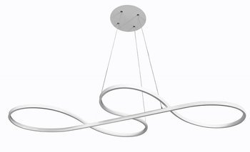 Lampa designerska wisząca na pilota designerska 60W biała 839 - Decorativi