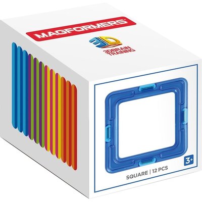 Magformers 3D Kwadraty 12 elementów