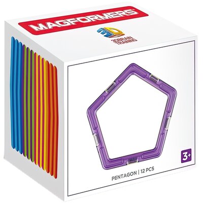 Magformers 3D Pięciokąty 12 elementów