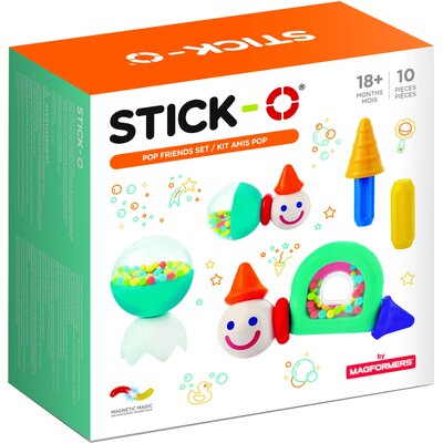 Magformers wesołe grzechotki Stick O