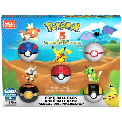 Mega Construx Klocki Pokemon Figurki do budowania Mega Bloks