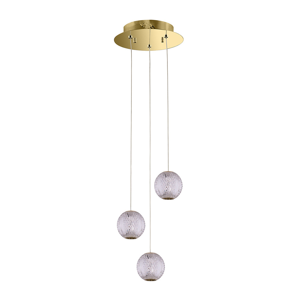 Lampa wisząca LED 12,6W ROSARIO PND-12220121-3A-GD Italux