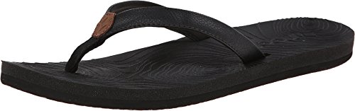 REEF Zen Love klapki damskie, miękka poduszka, Czarny/czarny, 41 EU