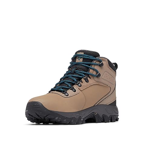 Columbia Newton Ridge męskie buty trekkingowe i trekkingowe Omni-Heat Ii Mid Rise, Brązowy popielaty brąz X fala nocna, 40 EU