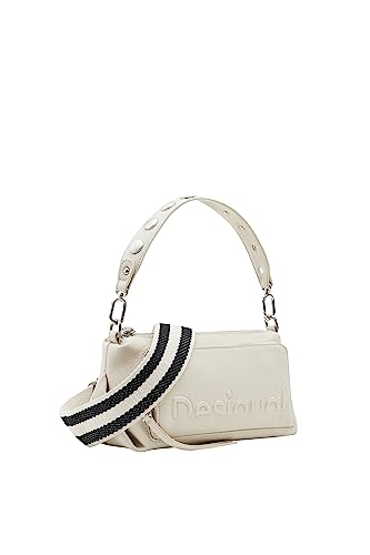 Desigual Women's BOLS_Half Logo Urus, White, biały