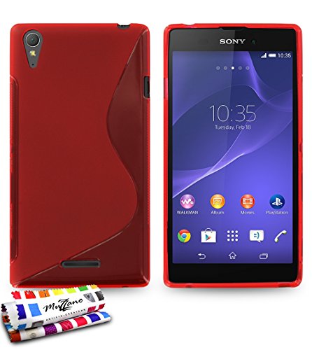 MUZZANO Oryginalna muzzano Premium do Sony Xperia T3 czerwony CASPERIA ORIGINAL F840751