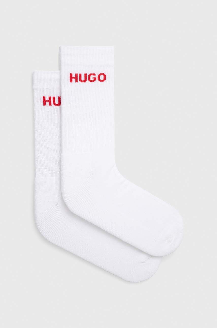 HUGO skarpetki 6-pack męskie kolor biały - Hugo