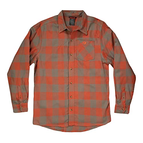 Mossy Oak Męska koszula flanelowa w kratę bawół, 1 szt