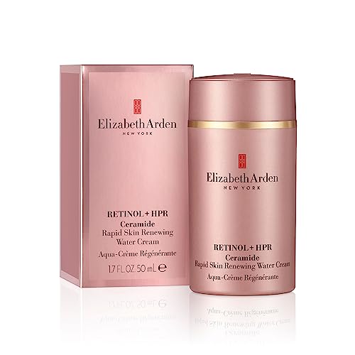 Elizabeth Arden, RETINOL + HPR Ceramide Aqua-Regenerujący krem (50 ml), mocny krem przeciwzmarszczkowy, przeciwstarzeniowy i nawilżający