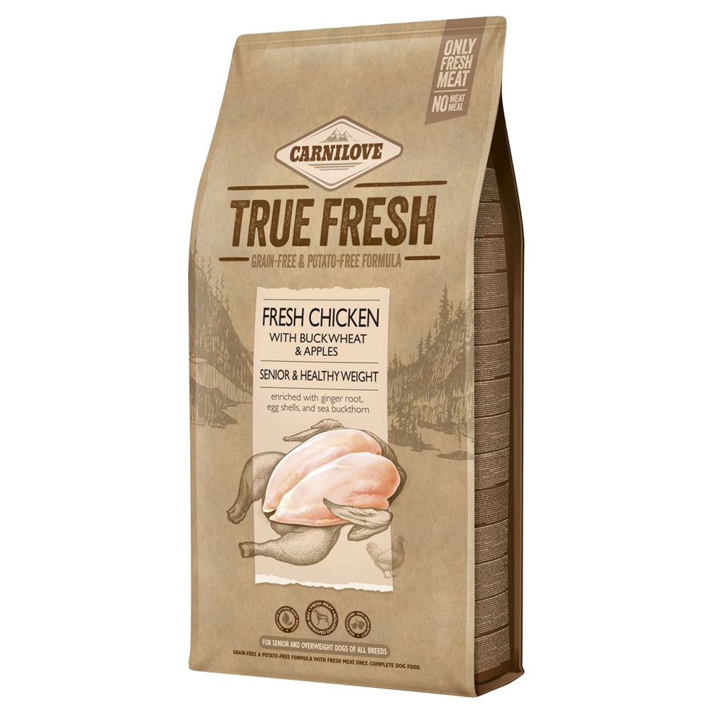 Carnilove True Fresh Senior & Healthy Weight, kurczak - 2 x 11,4 kg Dostawa GRATIS!