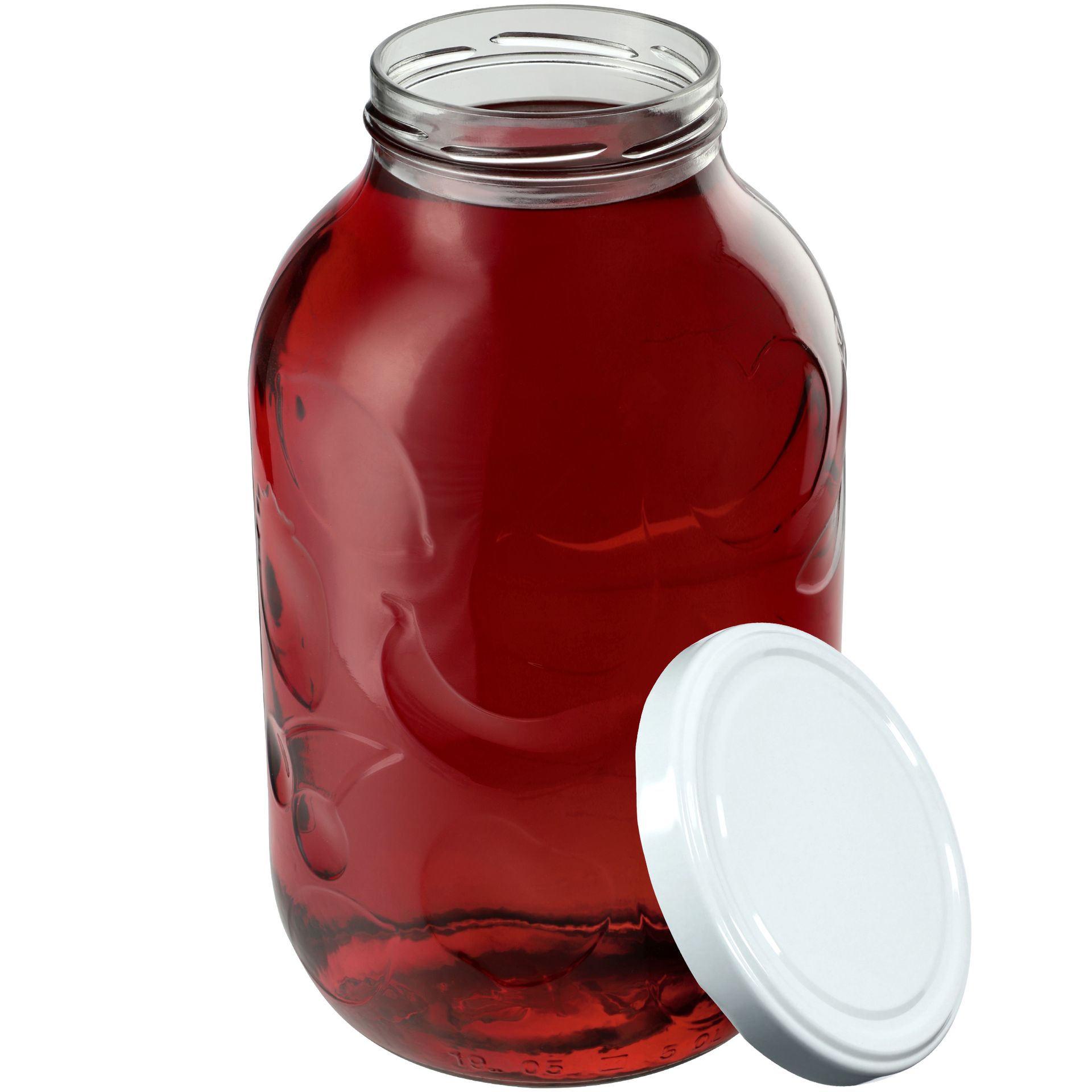 Słój Alen 5000ml 100mm + wieczko białe 1 szt.