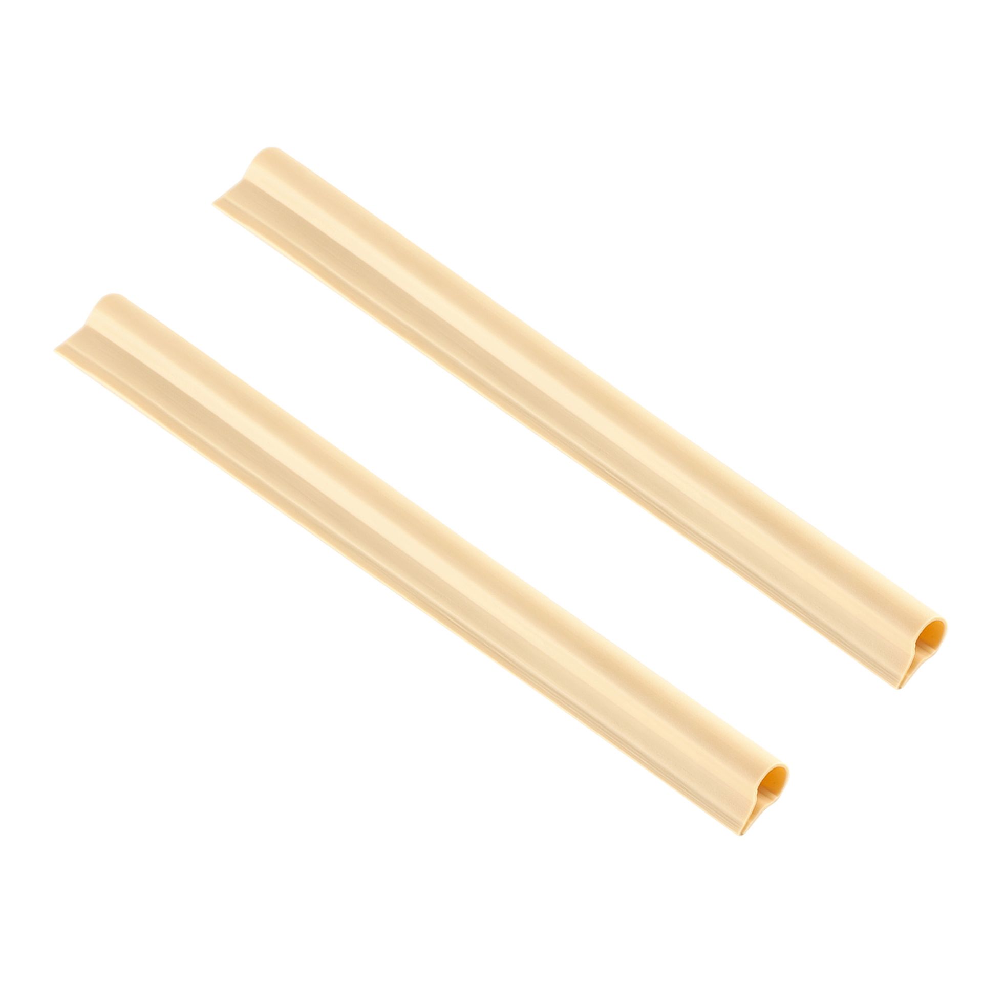 Klipsy do taśmy ogrodzeniowej kremowe 1 x 17, 2 szt.