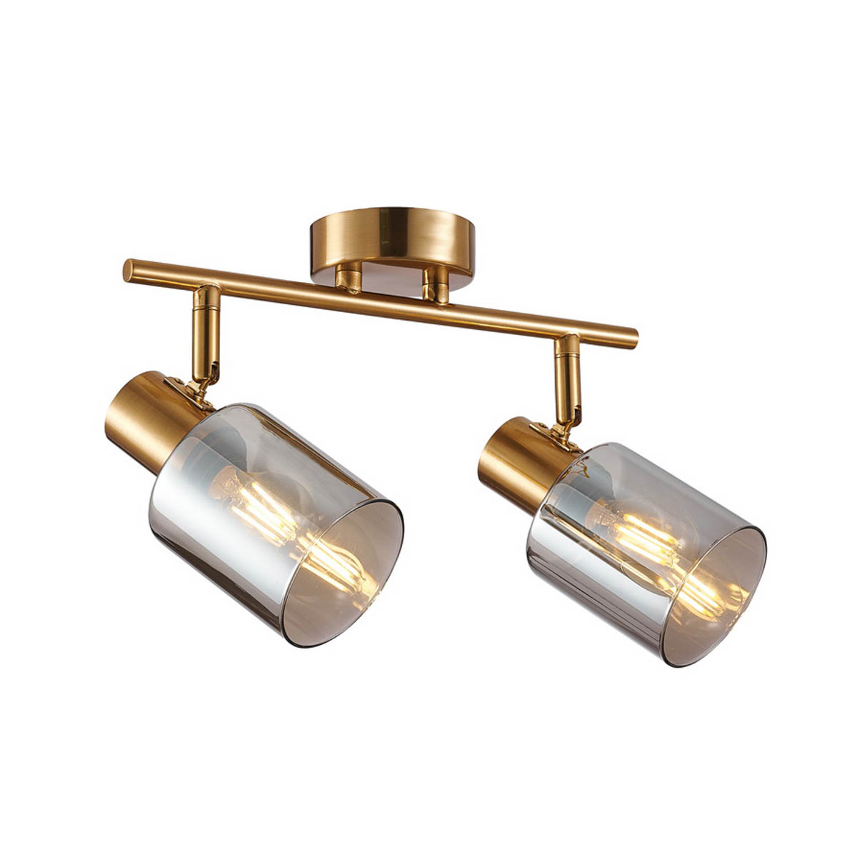 Lampa sufitowa Santia SPL-65342-2-BRO-SG - Italux