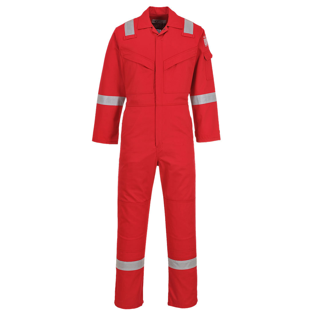 PORTWEST FR50 KOMBINEZON TRUDNOPALNY I ANTYSTATYCZNY 350G; CZERWONY