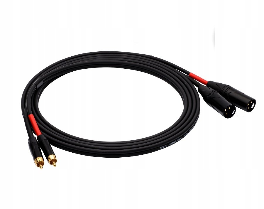 'REDS AU5430 BX - KABEL 2 X RCA - 2 X XLR M 3M REDS AU5430BX'