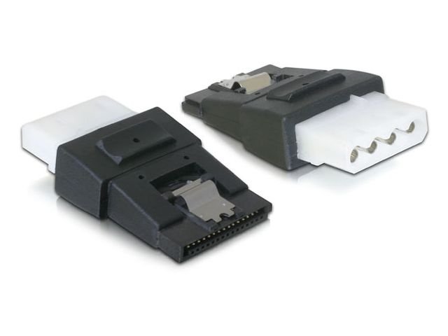 Delock Adapter SATA POWER(+Clip)->MOLEX 4Pin 65046