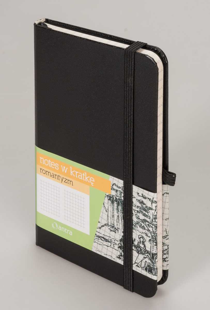 ANTRA Notes A6 Kratka Romantyzm Czarny ANTRA