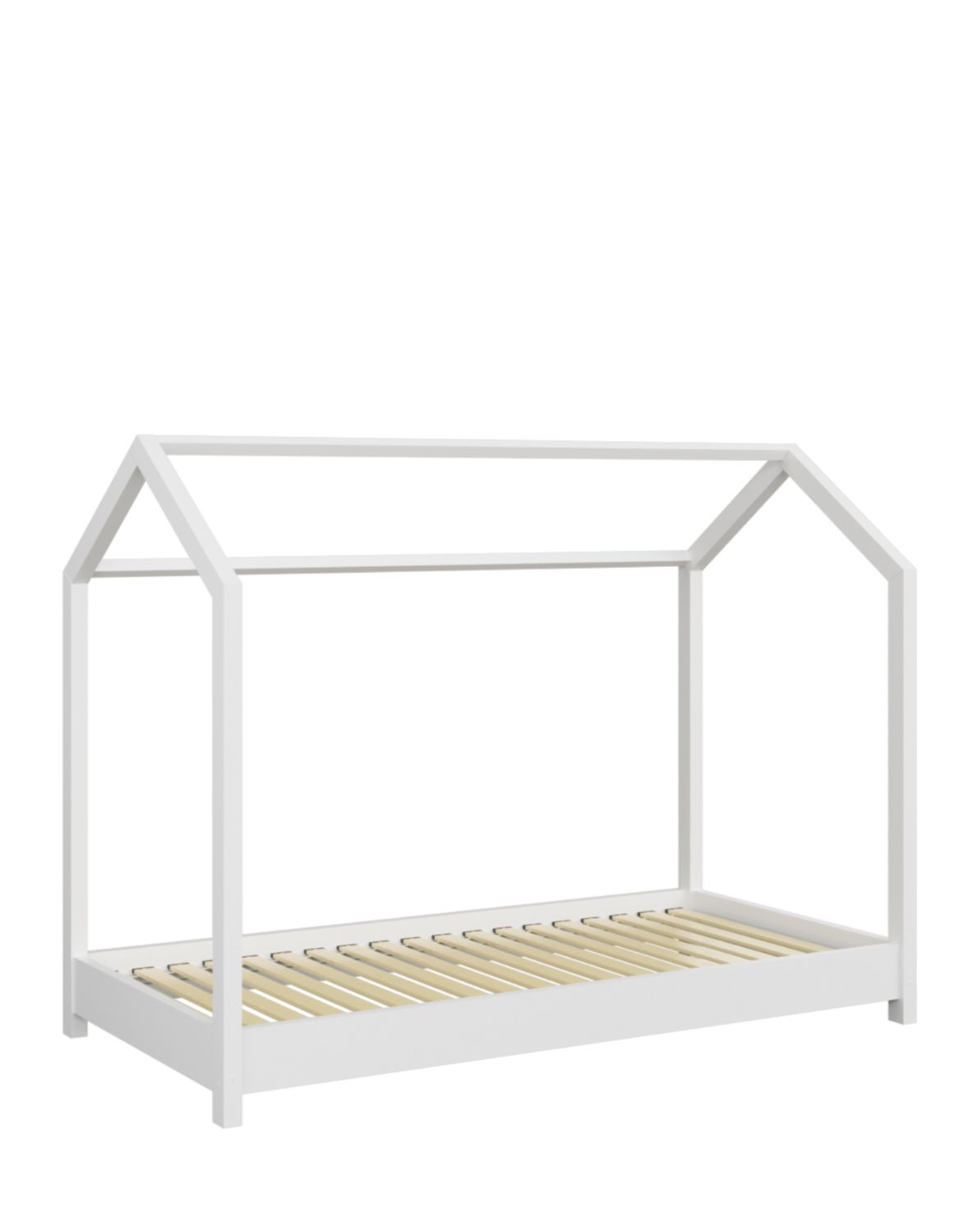 Łóżko domek Bella 200x80, dla dziecka, drewniane, białe