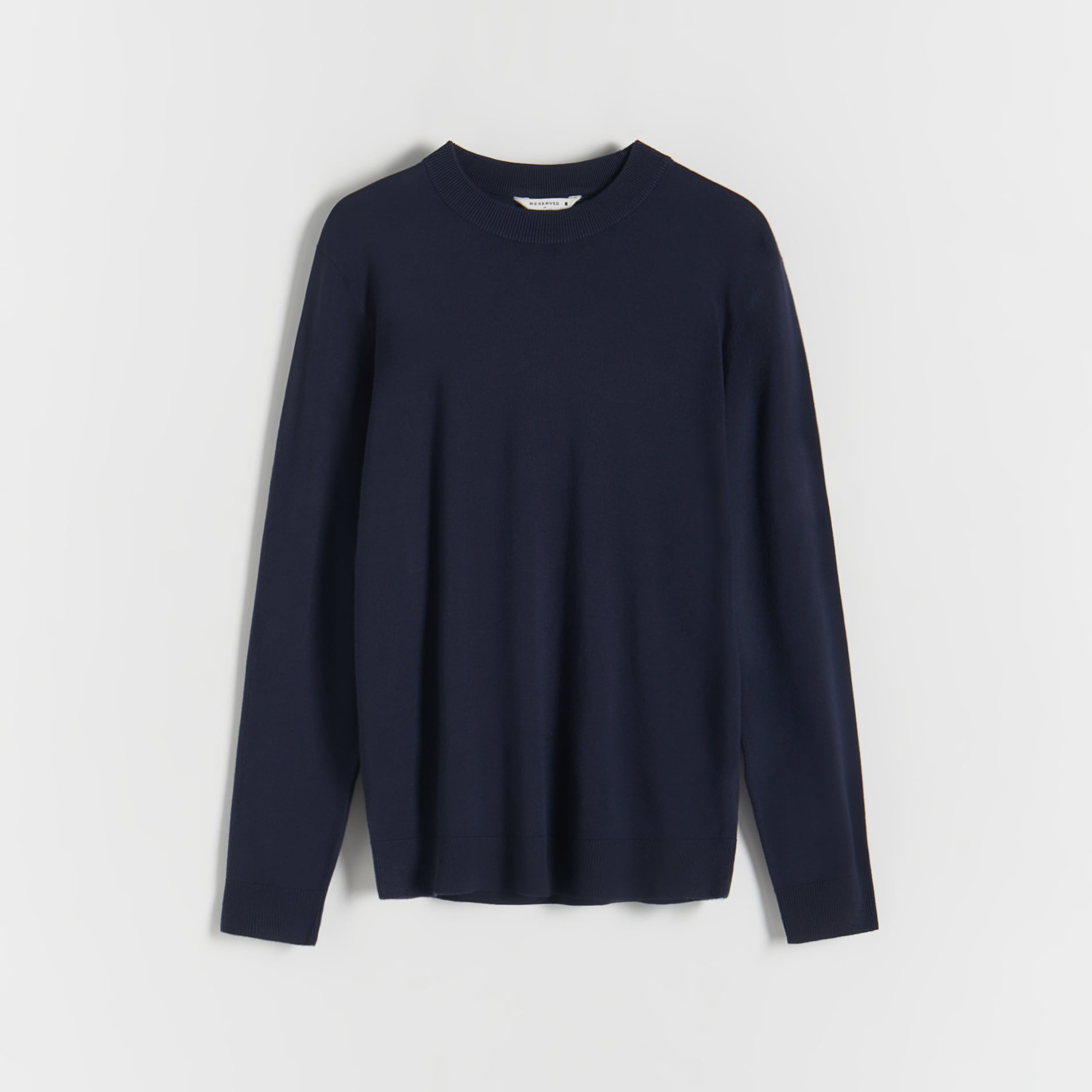 Reserved - Sweter z wiskozą - Granatowy