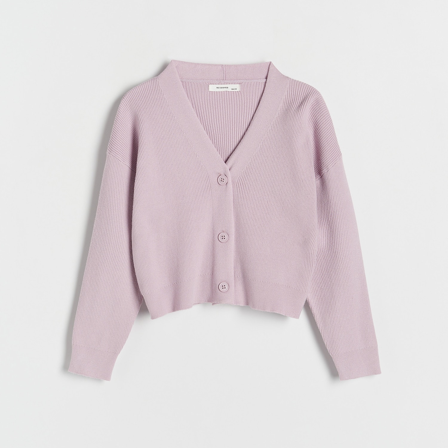 Reserved - Kardigan z wiskozą - Fioletowy