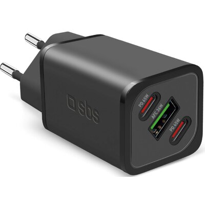 Ładowarka sieciowa SBS NanoTube Charger 65W Czarny | Bezpłatny transport