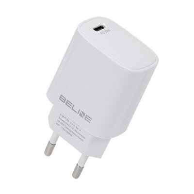 Ładowarka sieciowa BELINE 20W USB-C Biały