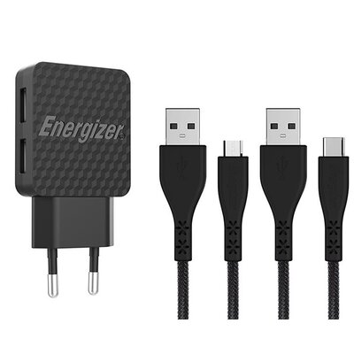 Energizer Hardcase ładowarka sieciowa 2xUSB 2,4A z
