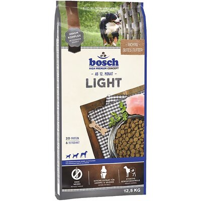 Bosch Petfood Hundefutter Light, 1Er Pack (1 X 12.5 Kg)