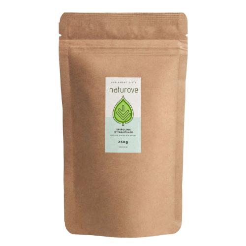 Naturove Spirulina w tabletkach, 250g