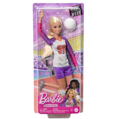 Barbie Made To Move Siatkarka Lalka, Hkt72