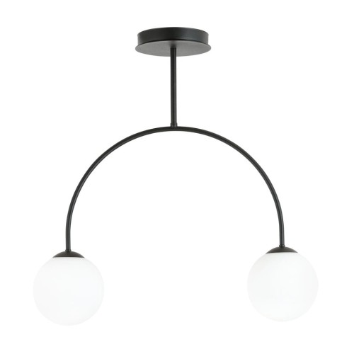 Archi lampa sufitowa 2xE14 czarna/biała 1288/2