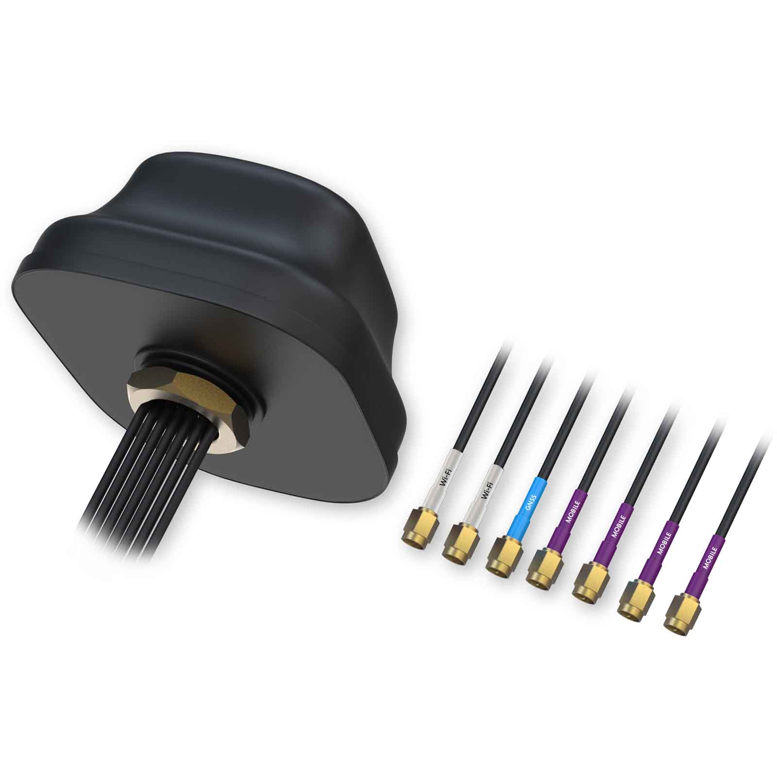 Teltonika PR1KC640 antena dachowa 5G combo MIMO mobile/GNSS/WiFi, SMA, 3m
