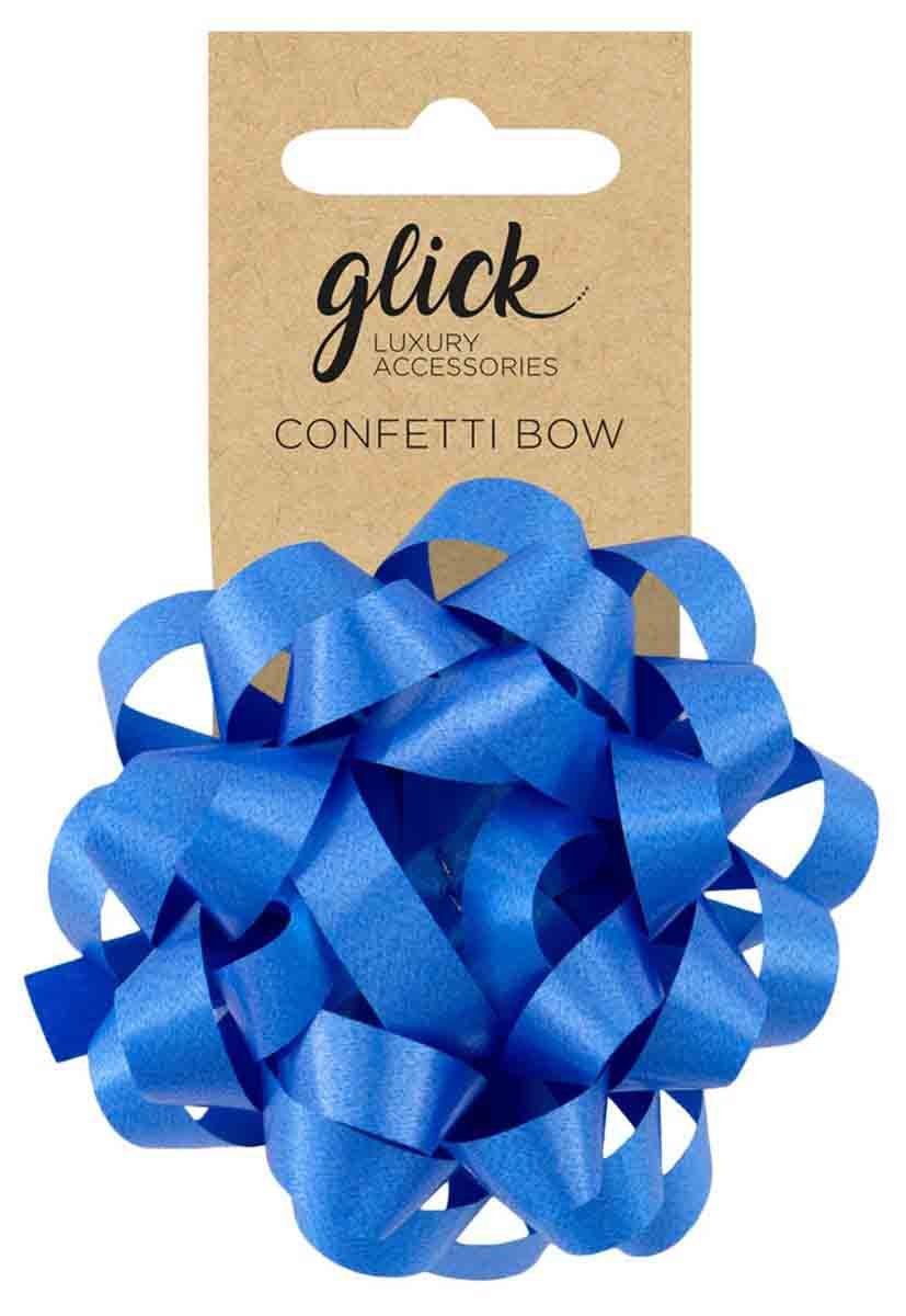 ROZETA KOKARDA CONFETTI INDIGO