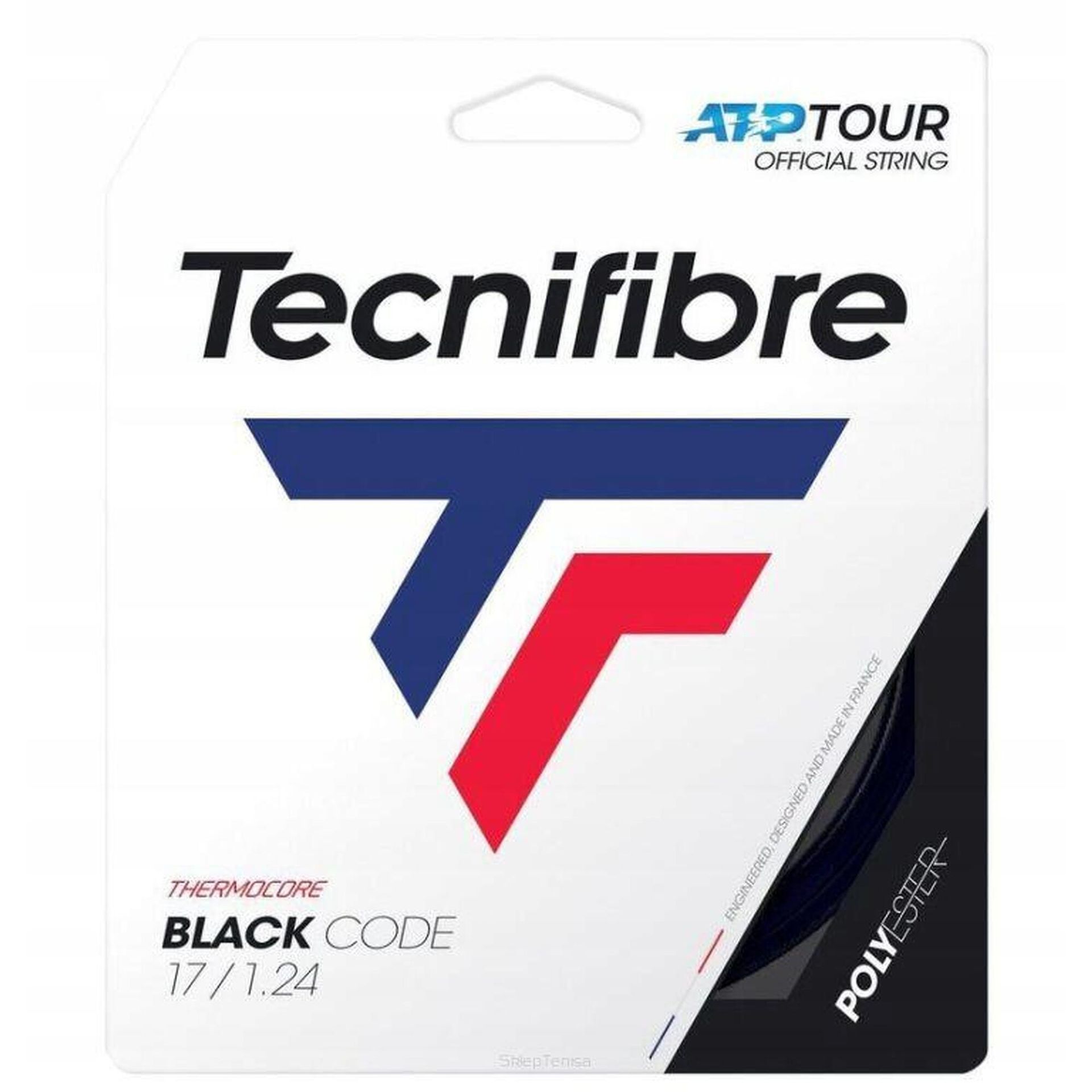 Naciąg tenisowy Tecnifibre Black Code 1.24 04GBL124XB r.set