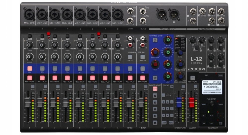 Zoom LiveTrak L-12