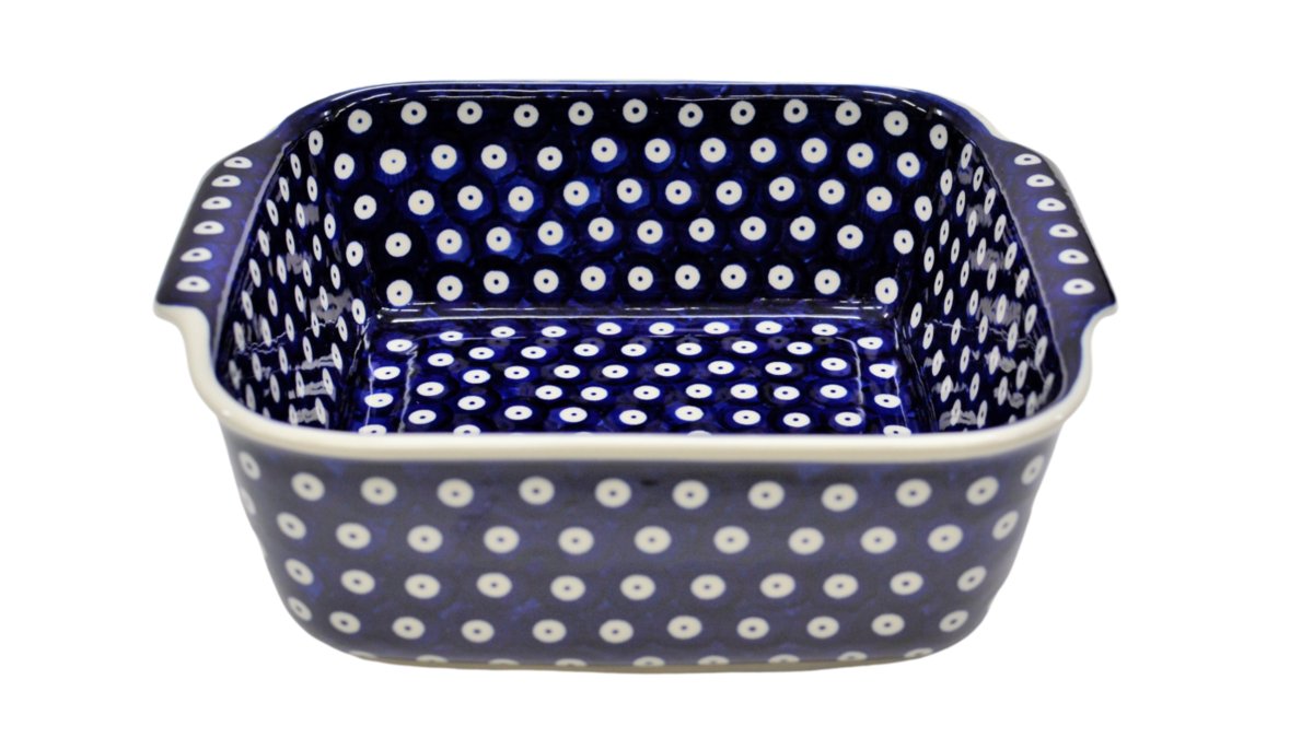 Ceramiczne naczynie kwadratowe duże Ceramika Bolesławiec