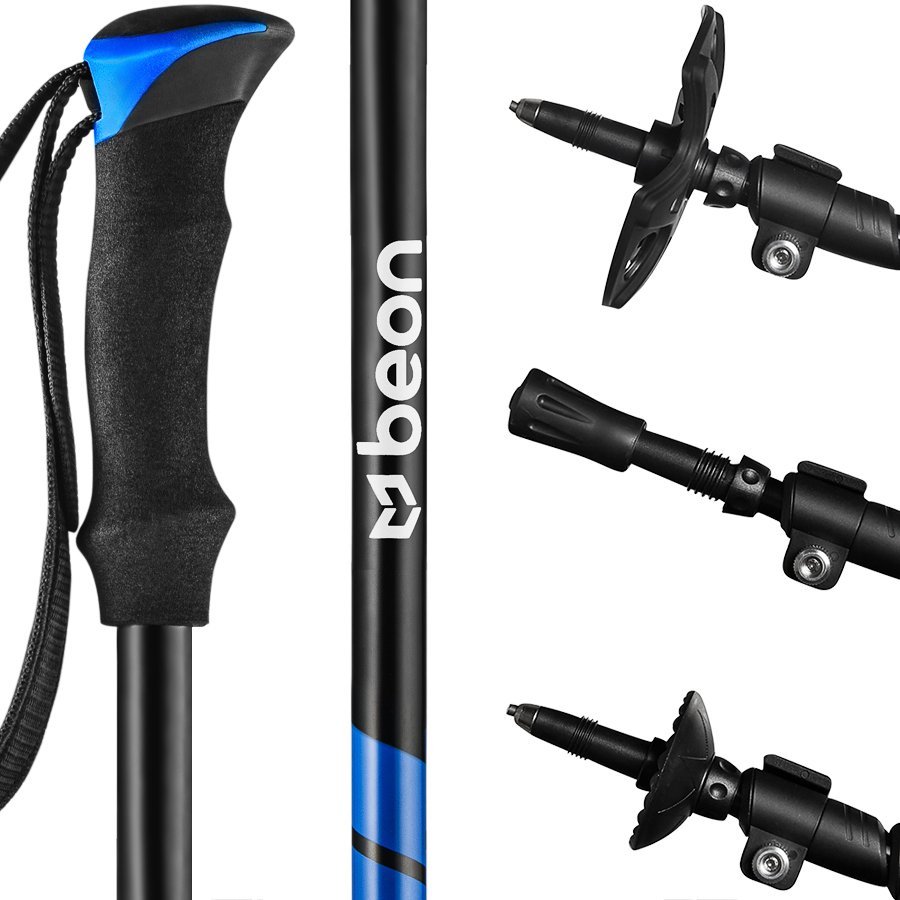 Kije Trekkingowe Składane Beon Smart Blue