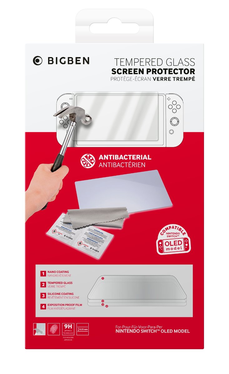 BIG BEN SWITCH OLED, Szkło na ekran