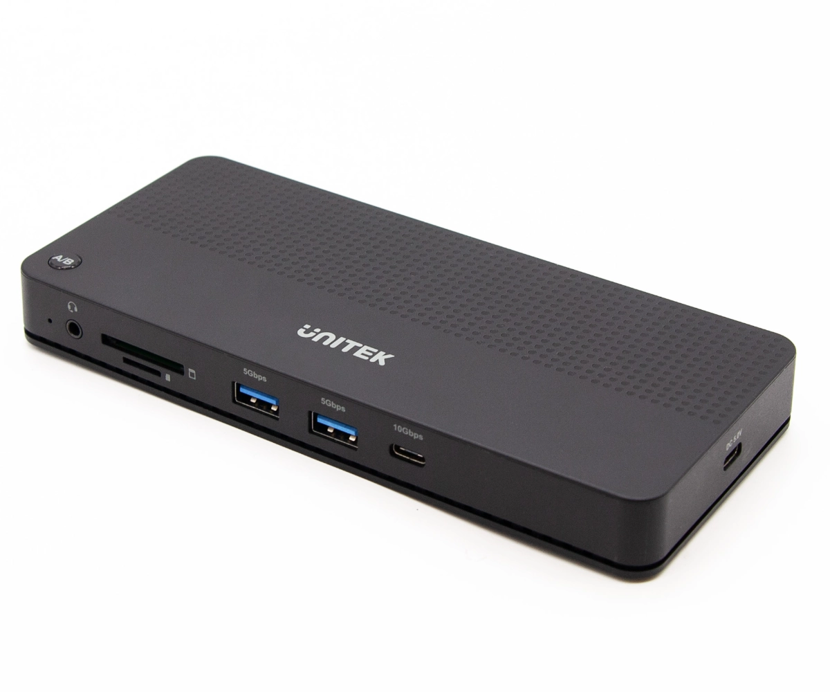 Unitek przełącznik KVM USB-C - HDMI USB SD Micro SD RJ-45