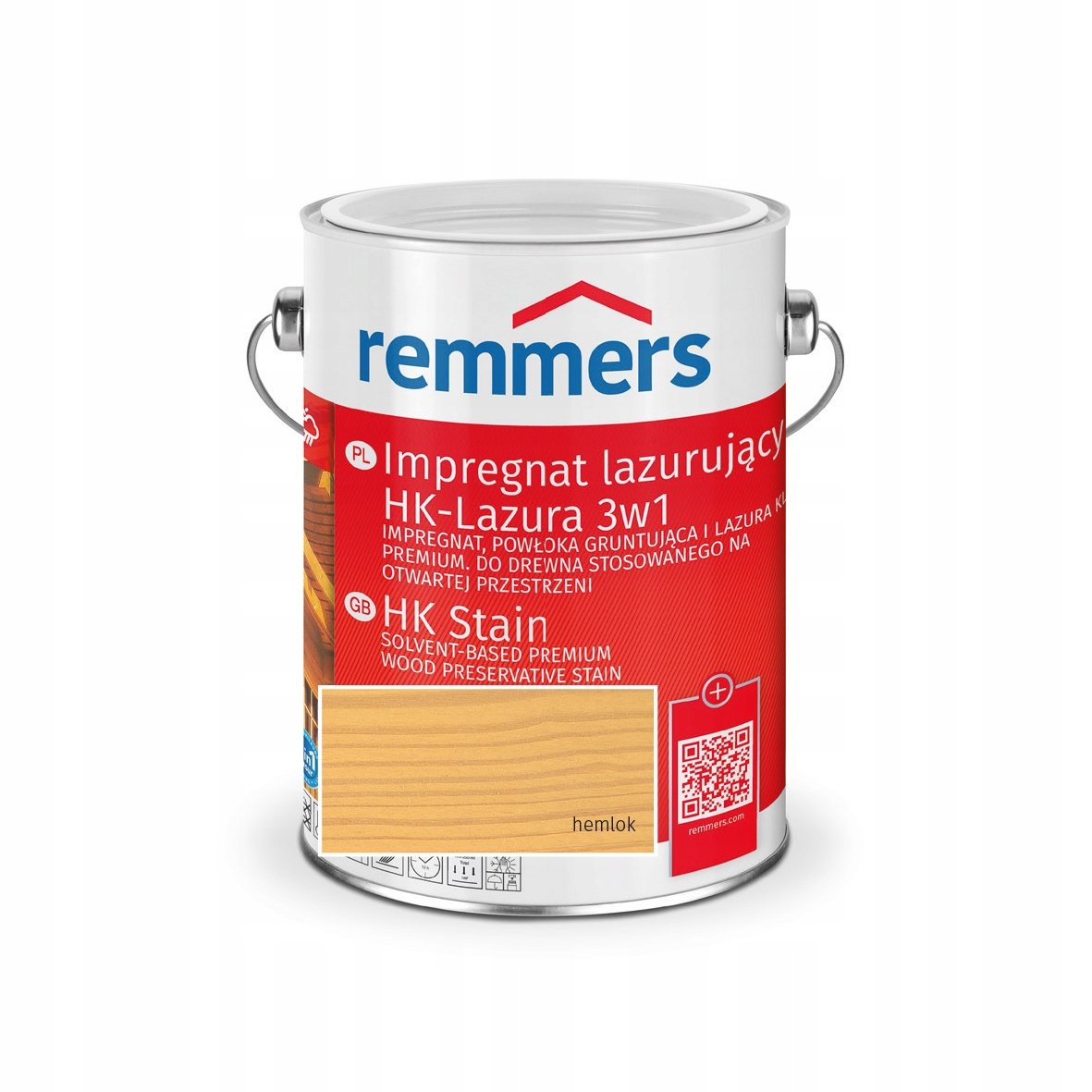 Remmers Impregnat Hk-Lazura 3W1 Hemlok 5L