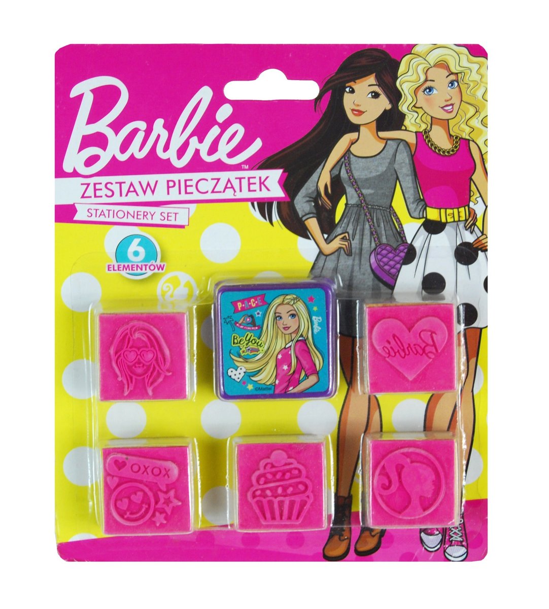 Zestaw pieczątek Barbie Majewski